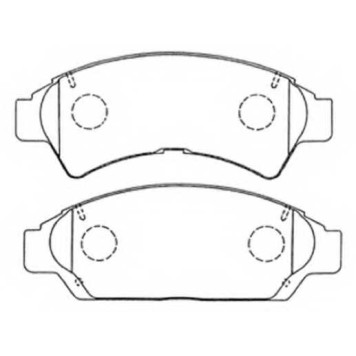 Колодки тормозные дисковые <b>ASVA AKD-1149</b>