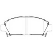 Колодки тормозные дисковые передние <b>ASVA AKD1156</b>