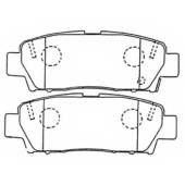 Колодки тормозные дисковые задние <b>ASVA AKD1171</b>