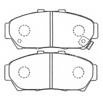 Колодки тормозные дисковые передние <b>ASVA AKD1179</b>