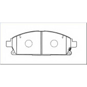 Колодки тормозные дисковые передние <b>ASVA AKD1189</b>