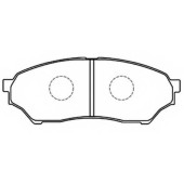 Колодки тормозные дисковые передние <b>ASVA AKD1202</b>