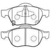 Колодки тормозные дисковые передние <b>ASVA AKD1236</b>