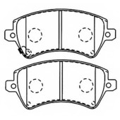 Колодки тормозные дисковые передние <b>ASVA AKD1243</b>
