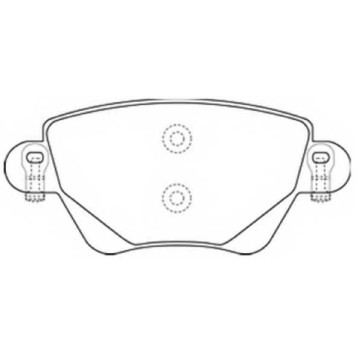 Колодки тормозные задние дисковые <b>ASVA AKD1249</b>