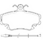 Колодки тормозные дисковые | перед | <b>ASVA AKD-1251</b>