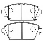 Колодки тормозные дисковые передние <b>ASVA AKD1268</b>