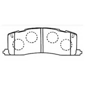 Колодки тормозные дисковые задние <b>ASVA AKD1274</b>