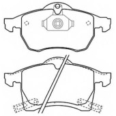 Колодки тормозные дисковые | перед | <b>ASVA AKD-1275</b>