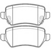 Колодки тормозные дисковые | зад | <b>ASVA AKD-1276</b>