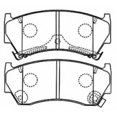 Колодки тормозные дисковые передние <b>ASVA AKD1289</b>