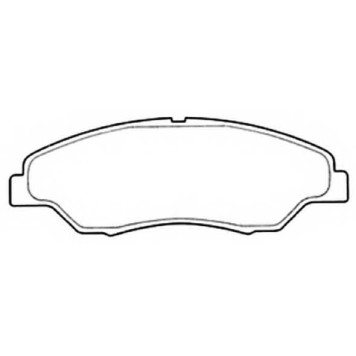 Колодки тормозные дисковые <b>ASVA AKD-1301</b>