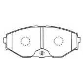 Колодки тормозные дисковые передние <b>ASVA AKD1311</b>