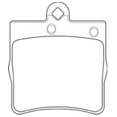 Колодки тормозные дисковые | зад | <b>ASVA AKD-1319</b>