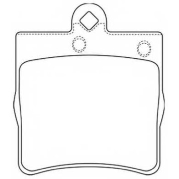 Колодки тормозные дисковые | зад | <b>ASVA AKD-1319</b>