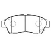 Колодки тормозные дисковые передние <b>ASVA AKD1322</b>