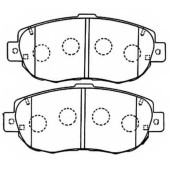 Комплект тормозных колодок, дисковый тормоз <b>ASVA AKD1324</b>