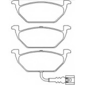 Колодки тормозные передние дисковые <b>ASVA AKD1325</b>