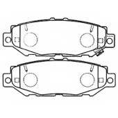 Колодки тормозные дисковые задние <b>ASVA AKD1345</b>