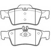Колодки тормозные дисковые задние <b>ASVA AKD1364</b>