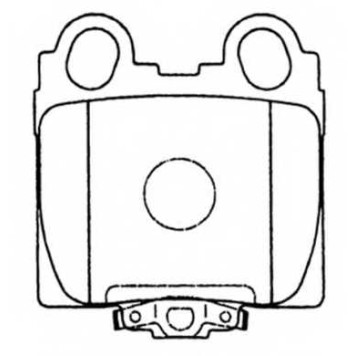 Колодки тормозные дисковые задние <b>ASVA AKD1421</b>
