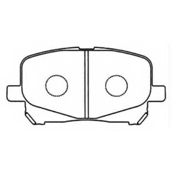 Колодки тормозные дисковые передние <b>ASVA AKD1448</b>