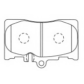 Колодки тормозные дисковые | перед | <b>ASVA AKD-1455</b>