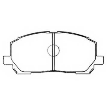 Комплект тормозных колодок, дисковый тормоз <b>ASVA AKD1457</b>