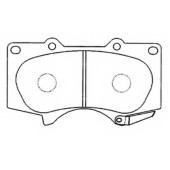 Комплект тормозных колодок, дисковый тормоз ASVA AKD-1482