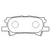 Колодки тормозные дисковые задние <b>ASVA AKD1498</b>