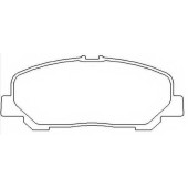 Колодки тормозные дисковые передние <b>ASVA AKD1527</b>