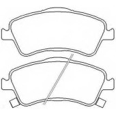 Колодки тормозные дисковые передние <b>ASVA AKD1837</b>