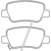 Колодки тормозные дисковые задние <b>ASVA AKD1838</b>