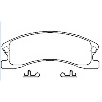 Колодки тормозные дисковые <b>ASVA AKD-183AA</b>