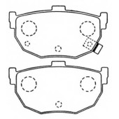 Колодки тормозные дисковые задние <b>ASVA AKD2130</b>