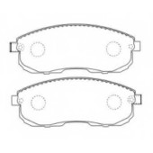 Колодки тормозные дисковые передние <b>ASVA AKD2162</b>