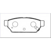 Колодки тормозные дисковые задние <b>ASVA AKD3314</b>