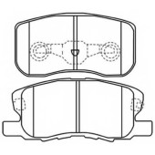 Комплект тормозных колодок, дисковый тормоз <b>ASVA AKD3500</b>