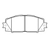 Колодки тормозные дисковые передние <b>ASVA AKD52270</b>