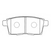 Колодки тормозные дисковые задние <b>ASVA AKD5814</b>