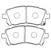 Колодки тормозные дисковые передние <b>ASVA AKD7390</b>