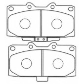 Колодки тормозные дисковые передние <b>ASVA AKD7463</b>