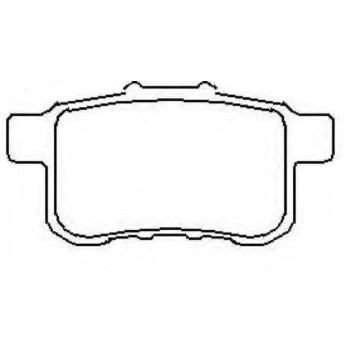 Колодки тормозные дисковые <b>ASVA AKD-8161</b>