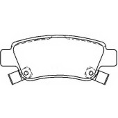 Колодки тормозные дисковые | зад | <b>ASVA AKD-8177</b>