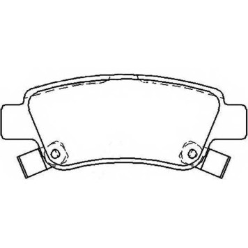 Колодки тормозные дисковые | зад | <b>ASVA AKD-8177</b>
