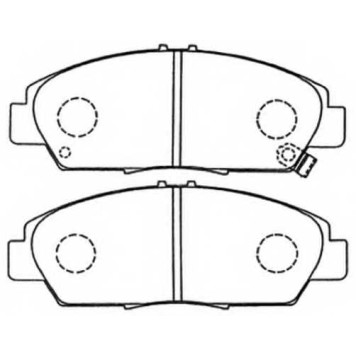 Колодки тормозные дисковые передние <b>ASVA AKD8293</b>