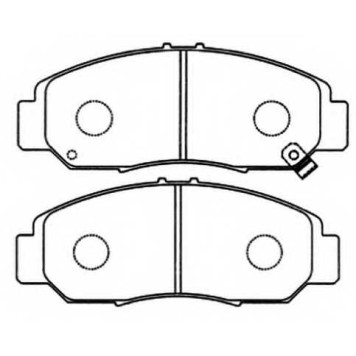 Колодки тормозные дисковые передние <b>ASVA AKD8465</b>