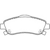 Колодки тормозные дисковые передние <b>ASVA AKD8917</b>