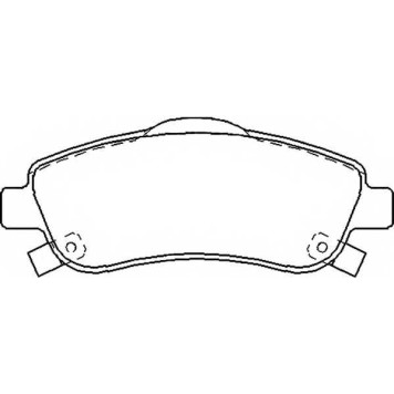 Колодки тормозные дисковые передние <b>ASVA AKD8917</b>