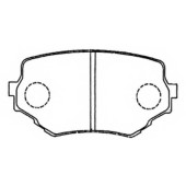 Колодки тормозные дисковые передние <b>ASVA AKD9382</b>